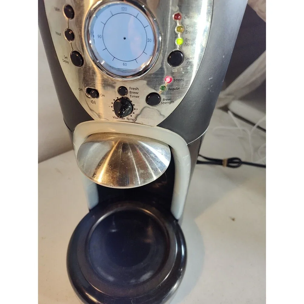 MR. Coffee Programmable 12 Cup Black With Stainless Steel BVMC-LMX43 (1073)